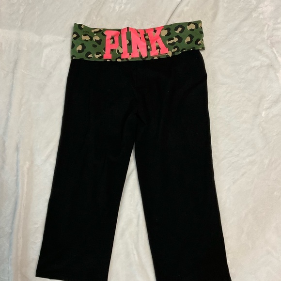PINK Victoria's Secret Vintage Foldable Waist Capris - Picture 1 of 6